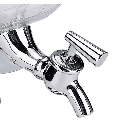 Suport cu dozator sub forma de glob pentru bauturi si lichide design practic capacitate 1.5L