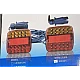 Set 2 lampi spate Led magnetice pentru remorca 12/24V Wireless fara fir Set 2 lampi spate Led magnetice pentru remorca 12/24V Wireless fara fir