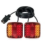 Set 2 lampi spate LED magnetice pentru remorca 12V cu cablu