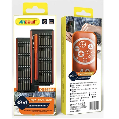 Trusa surubelnita de precizie 49 in 1 universala Q 336BA pentru electronice mici