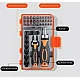 Set surubelnite cu clichet Andowl 42 in 1 Q GJ001 Portocaliu/Negru