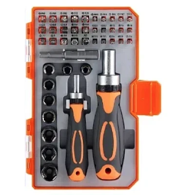 Set surubelnite cu clichet Andowl 42 in 1 Q GJ001 Portocaliu/Negru