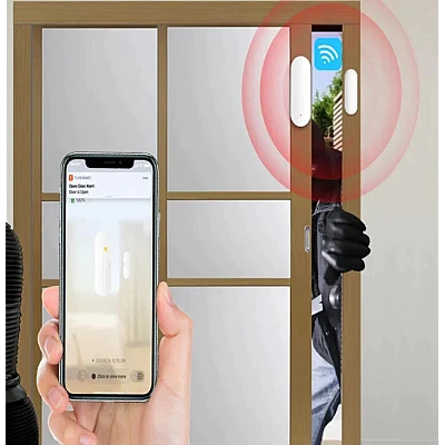Senzor magnetic wireless usa geam Q MC51 WiFi