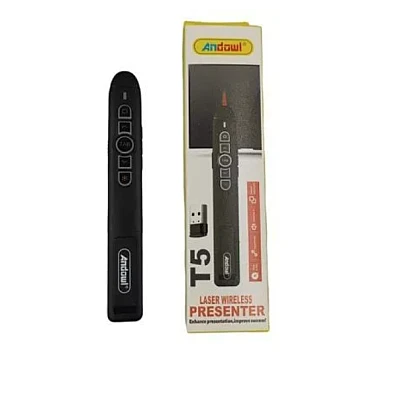 Indicator Laser T5 Wireless pentru prezentari inteligent receptor USB distanta control 20m
