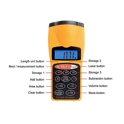 Telemetru electronic profesional cu Laser Andowl Q C3007 Telemetru electronic profesional cu Laser Andowl Q C3007
