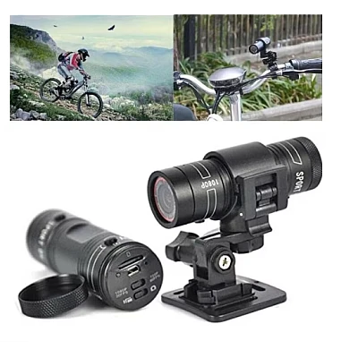Camera video MINI F9 sport 1080p Full HD unghi larg de 120 grade 60 de cadre video poate fi montata pe casca sau bicicleta/motocicleta Camera video MINI F9 sport 1080p Full HD unghi larg de 120 grade 60 de cadre video poate fi montata pe casca sau bicicleta/motocicleta