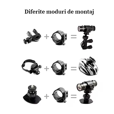 Camera video MINI F9 sport 1080p Full HD unghi larg de 120 grade 60 de cadre video poate fi montata pe casca sau bicicleta/motocicleta Camera video MINI F9 sport 1080p Full HD unghi larg de 120 grade 60 de cadre video poate fi montata pe casca sau bicicleta/motocicleta