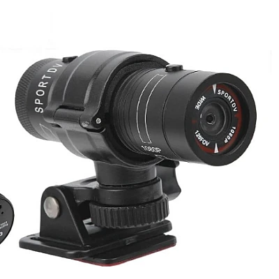 Camera video MINI F9 sport 1080p Full HD unghi larg de 120 grade 60 de cadre video poate fi montata pe casca sau bicicleta/motocicleta Camera video MINI F9 sport 1080p Full HD unghi larg de 120 grade 60 de cadre video poate fi montata pe casca sau bicicleta/motocicleta