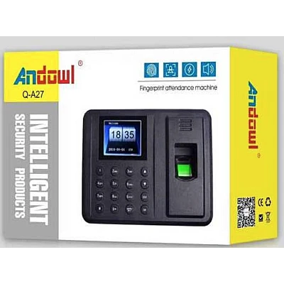 Aparat de control acces cu amprenta digitala si/sau cod pin contorizare angajati Andowl Q A2 Aparat de control acces cu amprenta digitala si/sau cod pin contorizare angajati Andowl Q A2