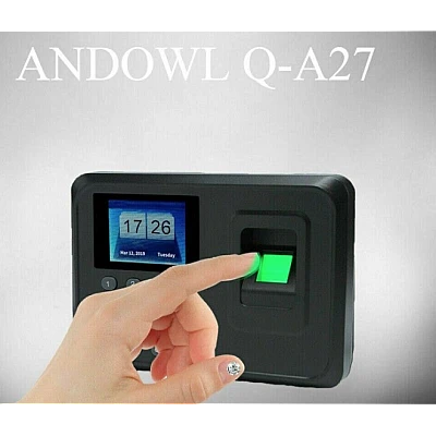 Aparat de control acces cu amprenta digitala si/sau cod pin contorizare angajati Andowl Q A2 Aparat de control acces cu amprenta digitala si/sau cod pin contorizare angajati Andowl Q A2