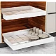 Sertar extensibil din metal 31 50 cm x 42 cm x 6 cm alb Sertar extensibil din metal 31 50 cm x 42 cm x 6 cm alb
