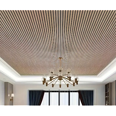 Tapet model riflaj lemn 3D MARO cu dungi 40 x 300cm