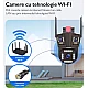 Camera de Supraveghere Tripla WIFI 24MP Exterior/Interior Ultra HD 10X zoom Rotire Comunicare Bidirectionala