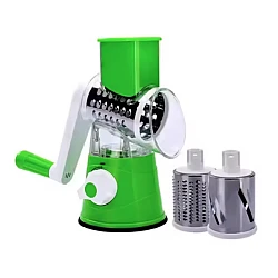 Razatoare cu manivela 3 accesorii de ras Verde/Alb