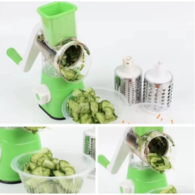 Razatoare cu manivela 3 accesorii de ras Verde/Alb