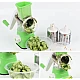 Razatoare cu manivela 3 accesorii de ras Verde/Alb