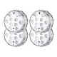 Set 4 lampi LED RGB cu telecomanda rezistente la apa BA Set 4 lampi LED RGB cu telecomanda rezistente la apa BA
