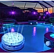 Set 4 lampi LED RGB cu telecomanda rezistente la apa BA Set 4 lampi LED RGB cu telecomanda rezistente la apa BA