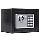 Seif electronic standard cu cifru si cheie 170x230x170 mm Negru Seif electronic standard cu cifru si cheie 170x230x170 mm Negru