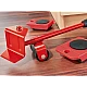 Kit Mutat Mobilier 4 Platforme cu roti si 1 Parghie metalica