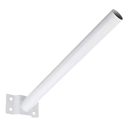 Suport consola / brat cu prindere pe perete / stalp pentru proiector solar stradal / lampa stradala ALB