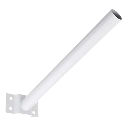 Suport consola / brat cu prindere pe perete / stalp pentru proiector solar stradal / lampa stradala ALB