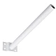 Suport consola / brat cu prindere pe perete / stalp pentru proiector solar stradal / lampa stradala ALB