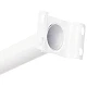 Suport consola / brat cu prindere pe perete / stalp pentru proiector solar stradal / lampa stradala ALB