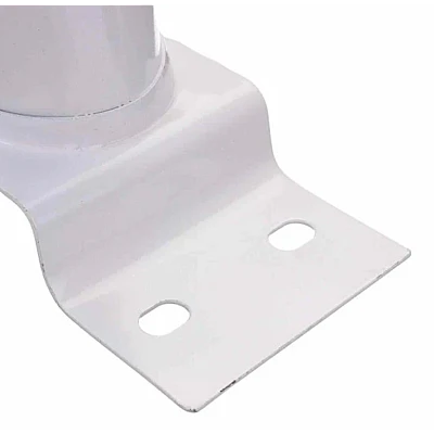 Suport consola / brat cu prindere pe perete / stalp pentru proiector solar stradal / lampa stradala ALB