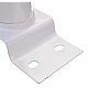 Suport consola / brat cu prindere pe perete / stalp pentru proiector solar stradal / lampa stradala ALB