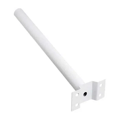 Suport consola / brat cu prindere pe perete / stalp pentru proiector solar stradal / lampa stradala ALB