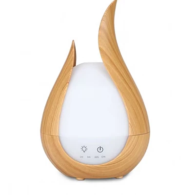 Difuzor aromaterapie NATUR cu ultrasunete si lumina LED 7 culori de 200 ml telecomanda MK