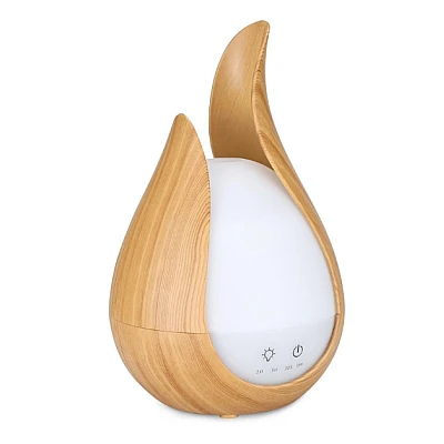 Difuzor aromaterapie NATUR cu ultrasunete si lumina LED 7 culori de 200 ml telecomanda MK