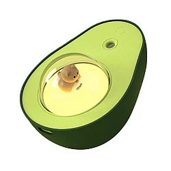 Umidificator AVOCADO 210ml 138x102x86mm portabil cu lumina de noapte