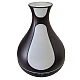 Umdificator / Difuzor de aroma LED 7 culori Maro inchis cu alb Umdificator / Difuzor de aroma LED 7 culori Maro inchis cu alb