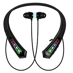 Casti wireless Andowl Q EM20 Bluetooth cu 7 culori LED 