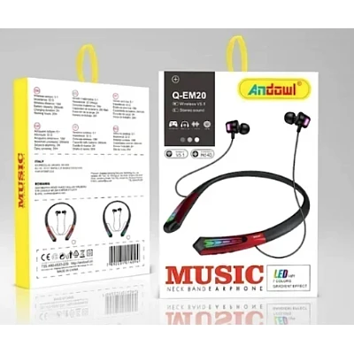 Casti wireless Andowl Q EM20 Bluetooth cu 7 culori LED Casti wireless Andowl Q EM20 Bluetooth cu 7 culori LED