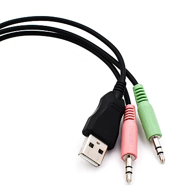 Casti Andowl Q E8 Over Ear Gaming cu conexiune 2x3,5mm / USB Negru