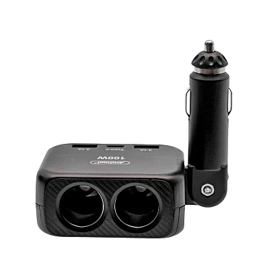 Priza auto Andowl Q CA50 putere 100W 3.1A cu porturi 2xUSB Priza auto Andowl Q CA50 putere 100W 3.1A cu porturi 2xUSB