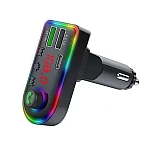 Modulator FM Bluetooth Andowl Q C75 cu 2 porturi USB + 1 port PD 5V/3.1A lumini RGB