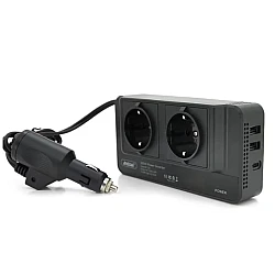 Invertor de curent auto 300W 12V/220V USB Q CC8200