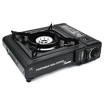 Aragaz portabil pe gaz 2900W Andowl Q WS155 Negru Aragaz portabil pe gaz 2900W Andowl Q WS155 Negru