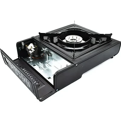 Aragaz portabil pe gaz 2900W Andowl Q WS155 Negru Aragaz portabil pe gaz 2900W Andowl Q WS155 Negru