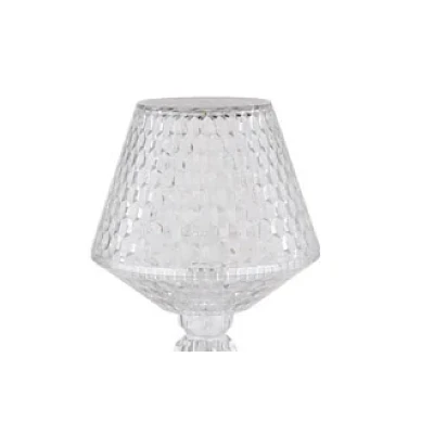 Lampa de masa decorativa LED tip cristal Andowl Q LED1633 transparenta Lampa de masa decorativa LED tip cristal Andowl Q LED1633 transparenta