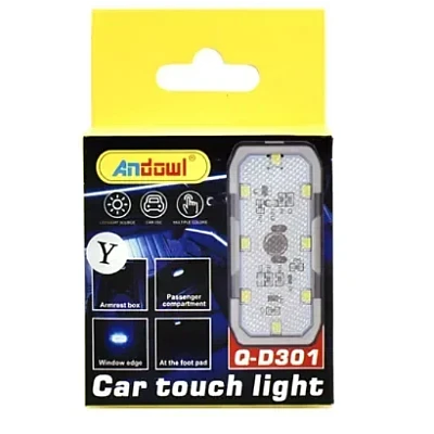 Lampa decorativa tactila cu LED albe Andowl Q D301 pentru masina Lampa decorativa tactila cu LED albe Andowl Q D301 pentru masina