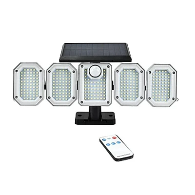 Lampa solara Andowl Q TY300 cu 5 casete si 300 LED Lampa solara Andowl Q TY300 cu 5 casete si 300 LED