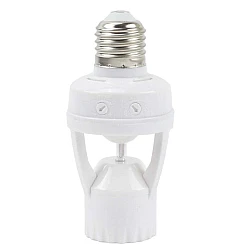 Suport dulie E27 cod Q H201 cu senzor de miscare IR
