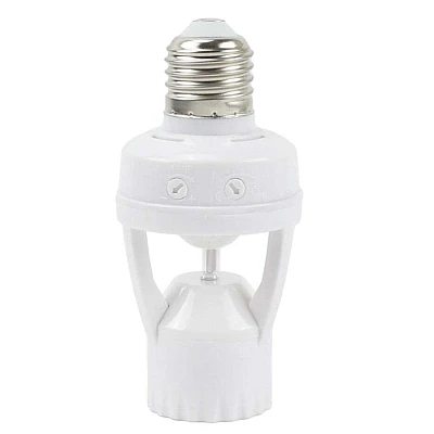 Suport dulie E27 cod Q H201 cu senzor de miscare IR Suport dulie E27 cod Q H201 cu senzor de miscare IR