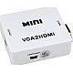 Adaptor Q JC145 Mini Convertor VGA La HDMI Full HD 1080p Video Si Audio Stereo Adaptor Q JC145 Mini Convertor VGA La HDMI Full HD 1080p Video Si Audio Stereo