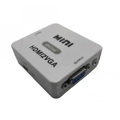Adaptor Q JC145 Mini Convertor VGA La HDMI Full HD 1080p Video Si Audio Stereo Adaptor Q JC145 Mini Convertor VGA La HDMI Full HD 1080p Video Si Audio Stereo